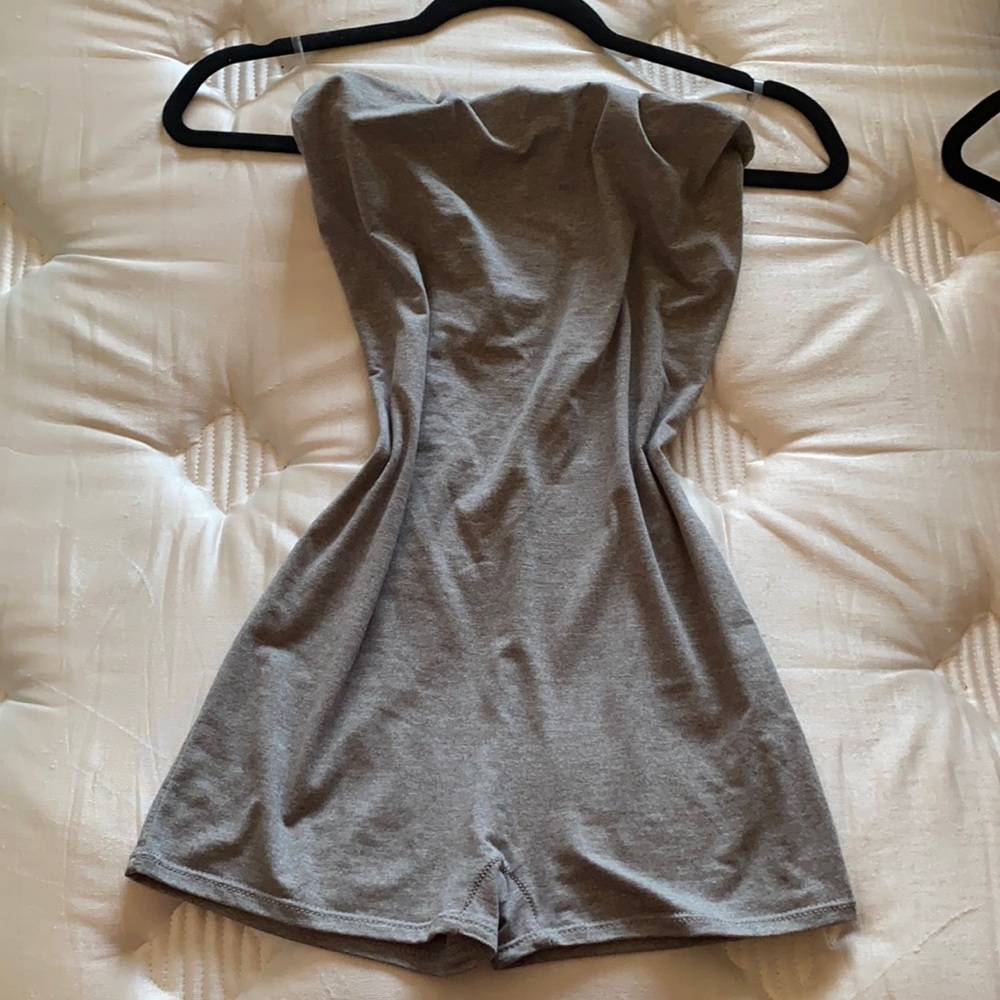 FASHION NOVA ROMPER/ GREY/ size S/ new